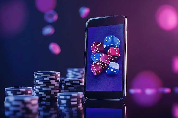 Antarmuka aplikasi mobile matahitam menampilkan pasar olahraga dan permainan kasino